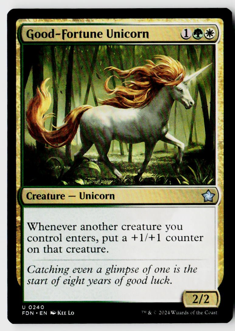 Foundations #240 Good-Fortune Unicorn