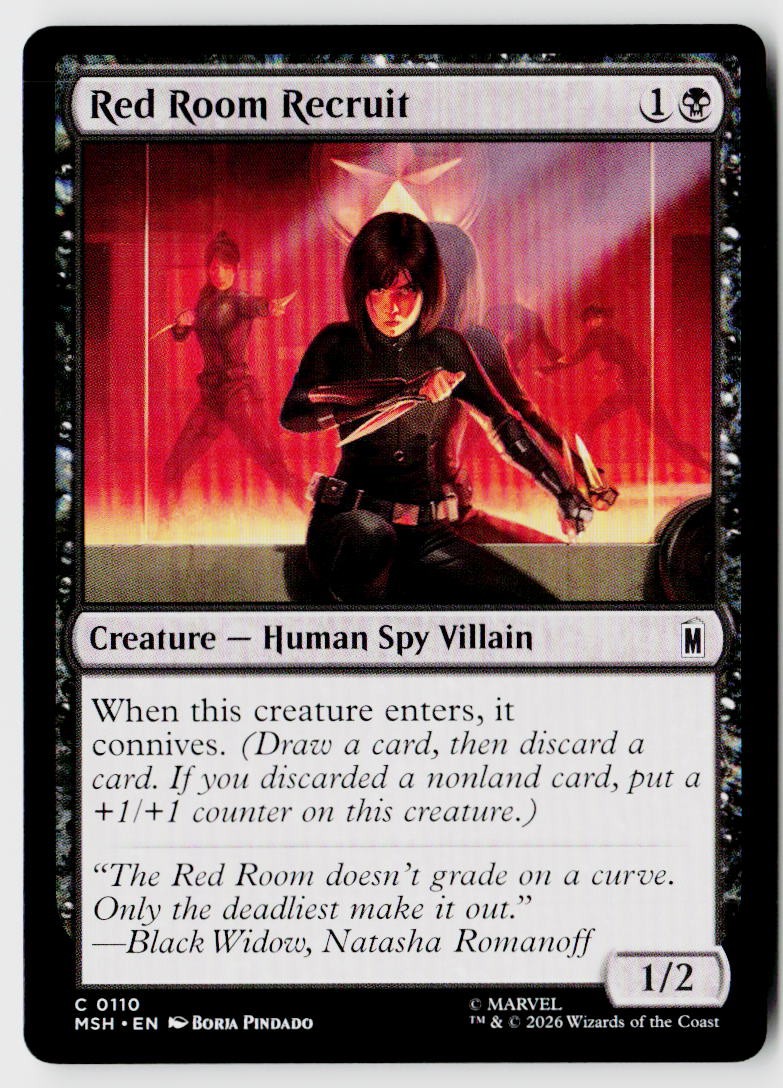 Marvel Super Heroes #110 Red Room Recruit