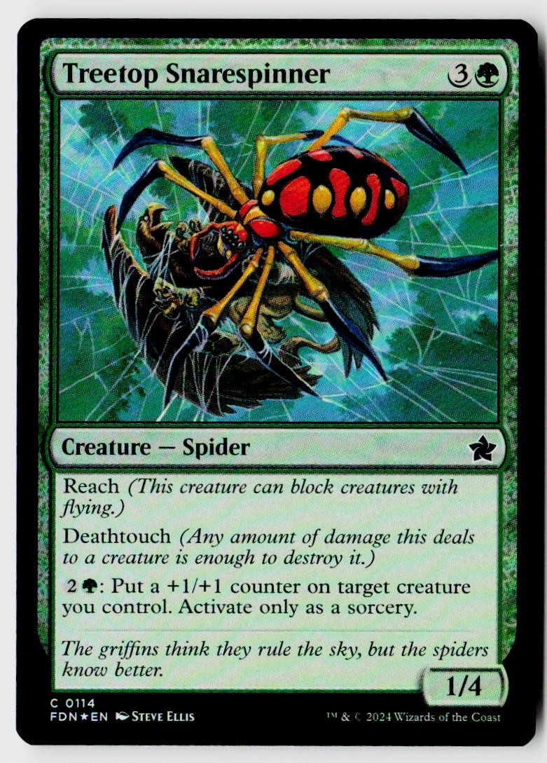 Foundations #114 Treetop Snarespinner Foil