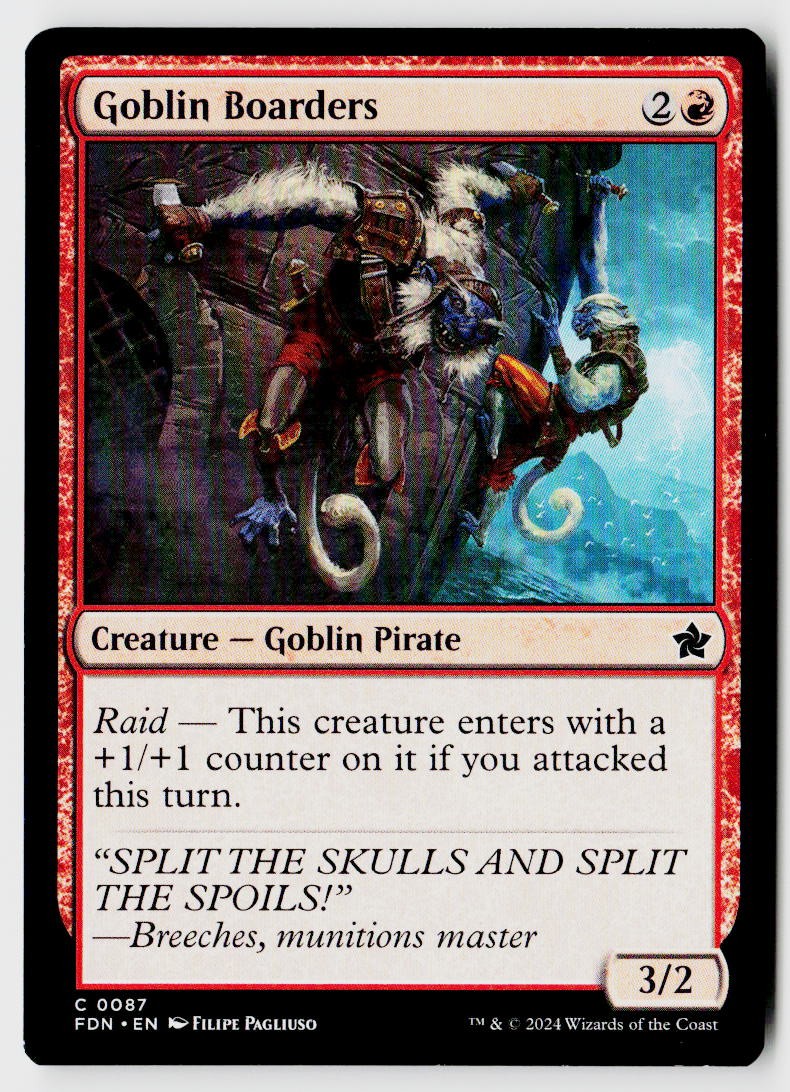 Foundations #87 Goblin Boarders
