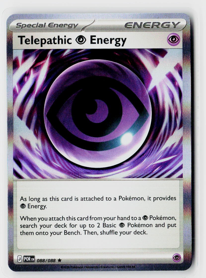 ME03: Perfect Order #088/088 Telepathic Psychic Energy Holo