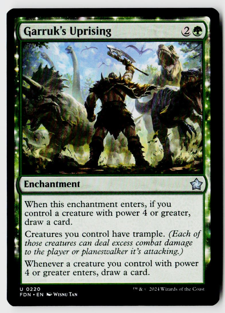 Foundations #220 Garruk's Uprising