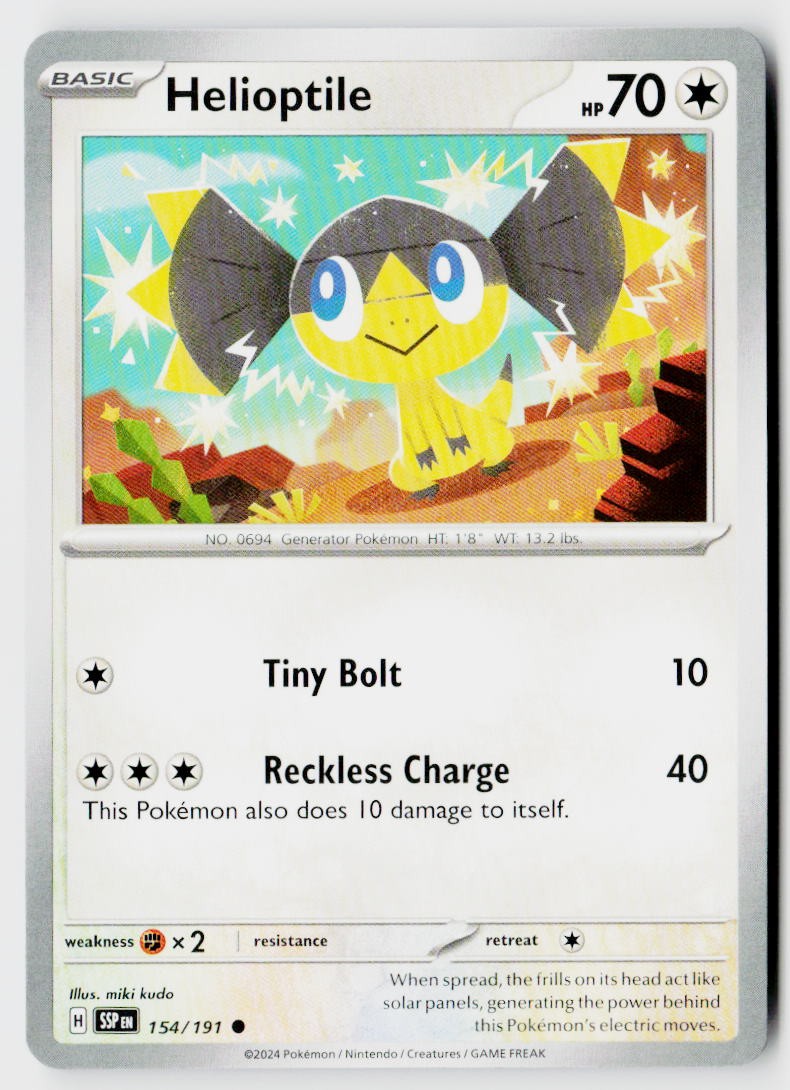 SV08: Surging Sparks #154/191 Helioptile