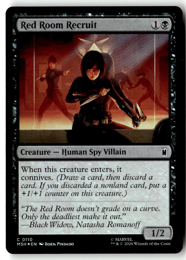 Marvel Super Heroes #110 Red Room Recruit
