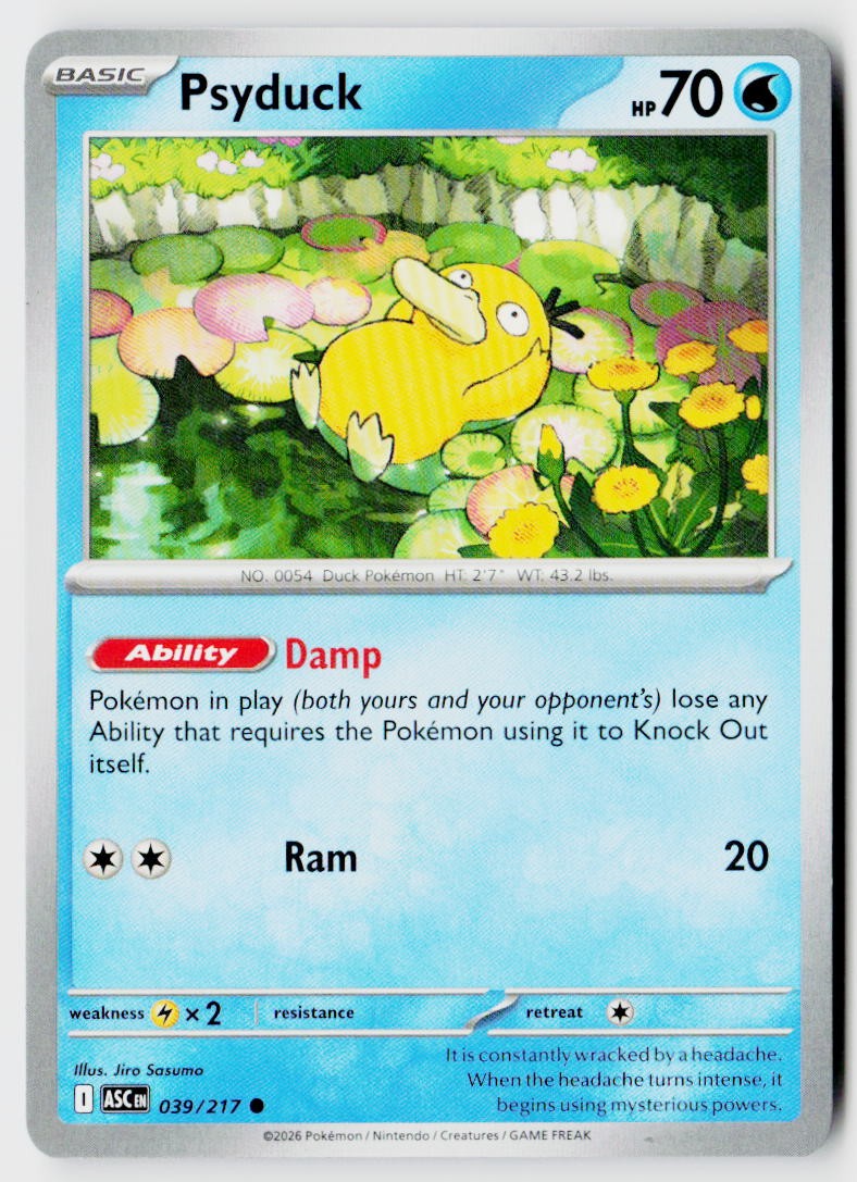 ME: Ascended Heroes #039/217 Psyduck - 039/217