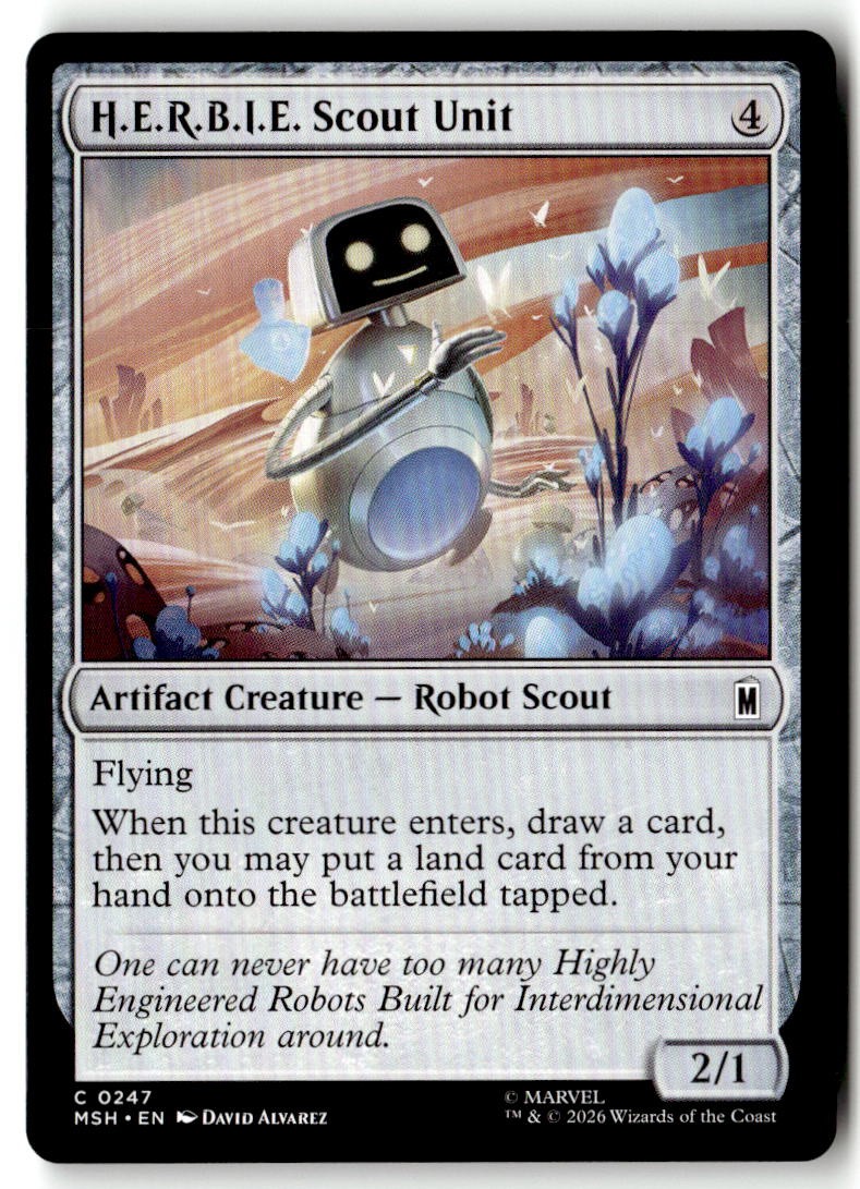 Marvel Super Heroes #0247 H.E.R.B.I.E. Scout Unit
