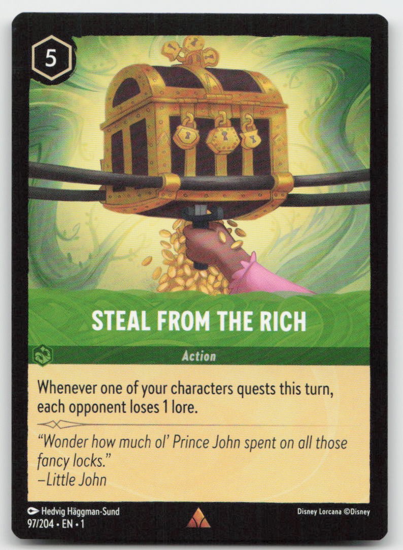 The First Chapter #97 Steal from the Rich