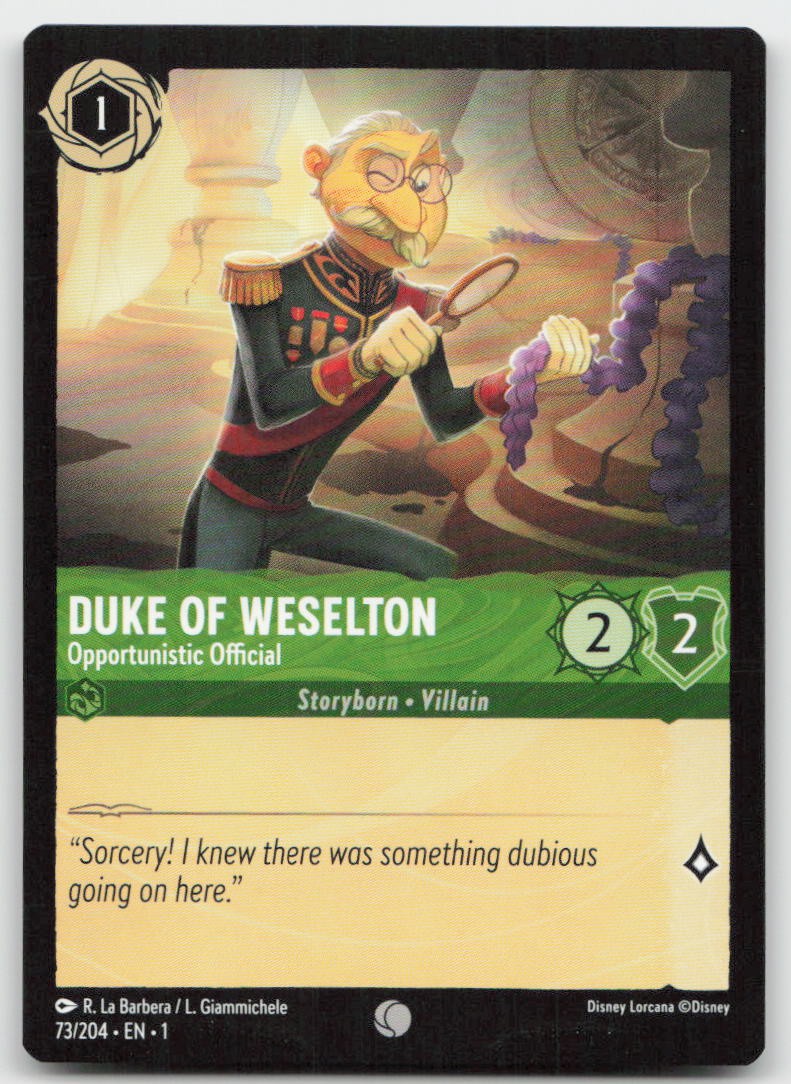 The First Chapter #73 Duke of Weselton
