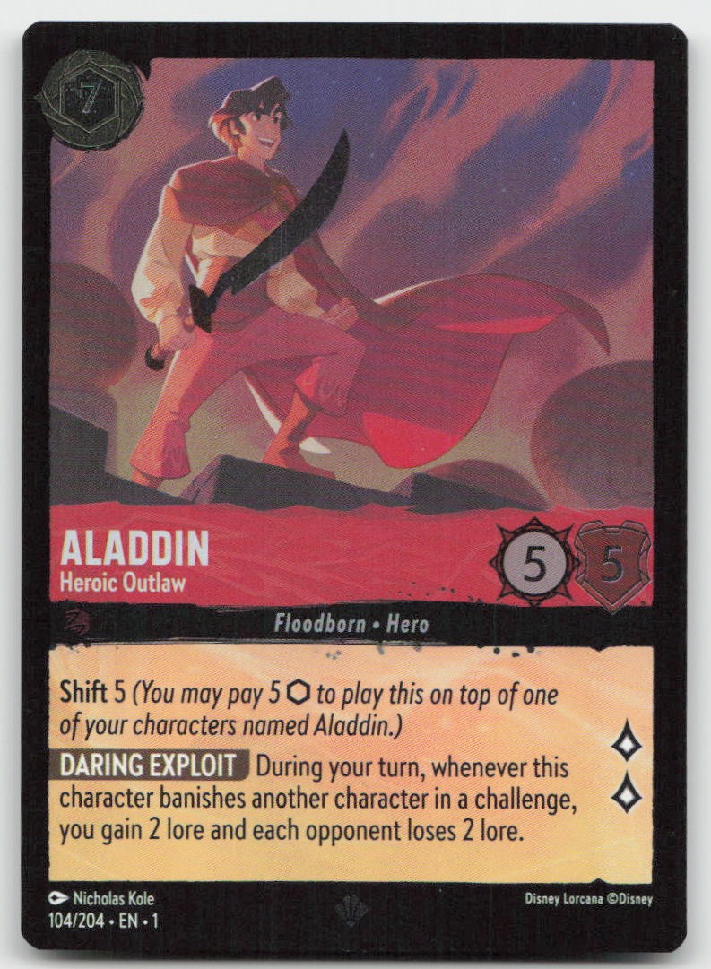 The First Chapter #104 Aladdin Super Rare