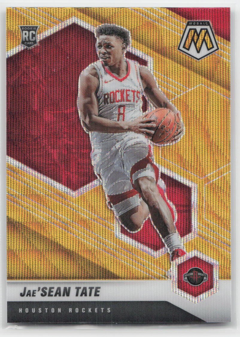 2020 Panini Mosaic Basketball #214 JAE'SEAN TATE Gold Wave
