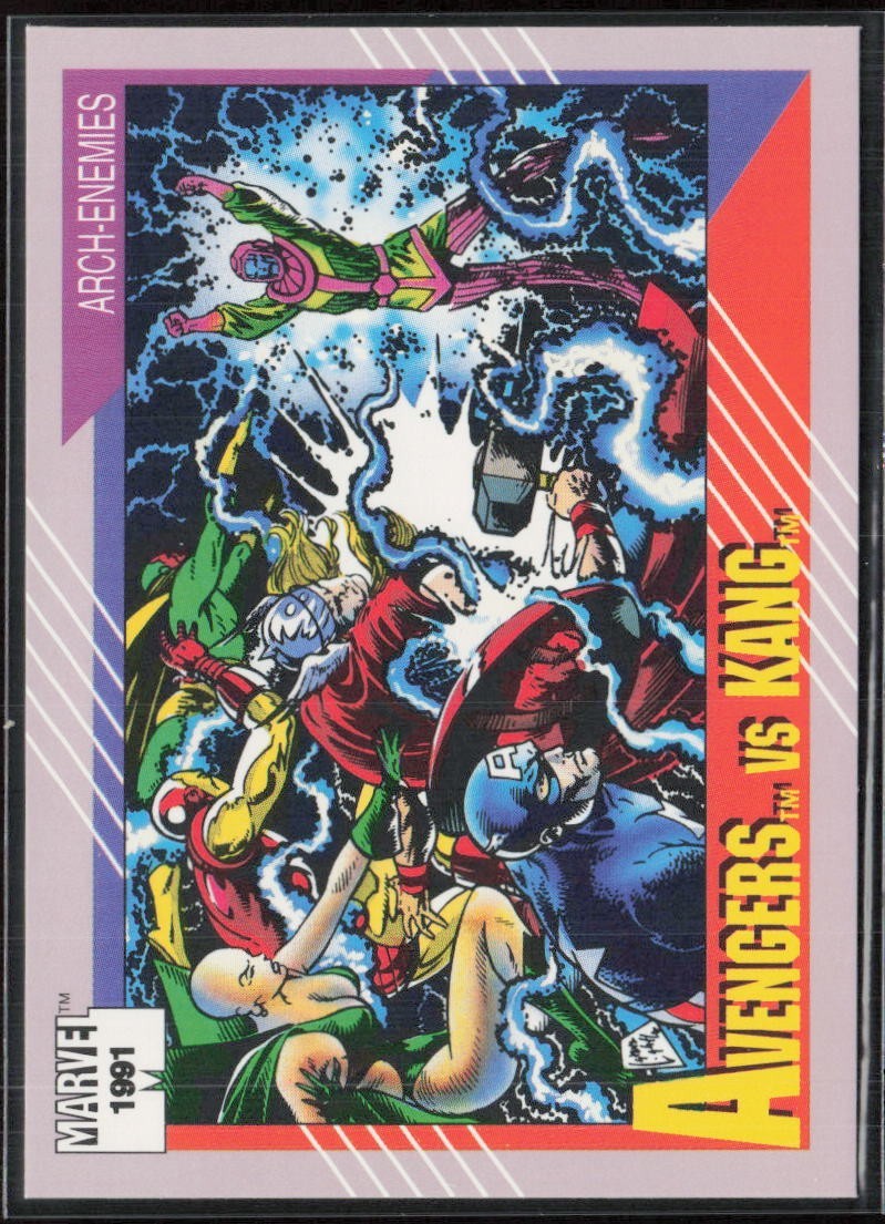 1991 Marvel Impel Avengers vs Kang #96