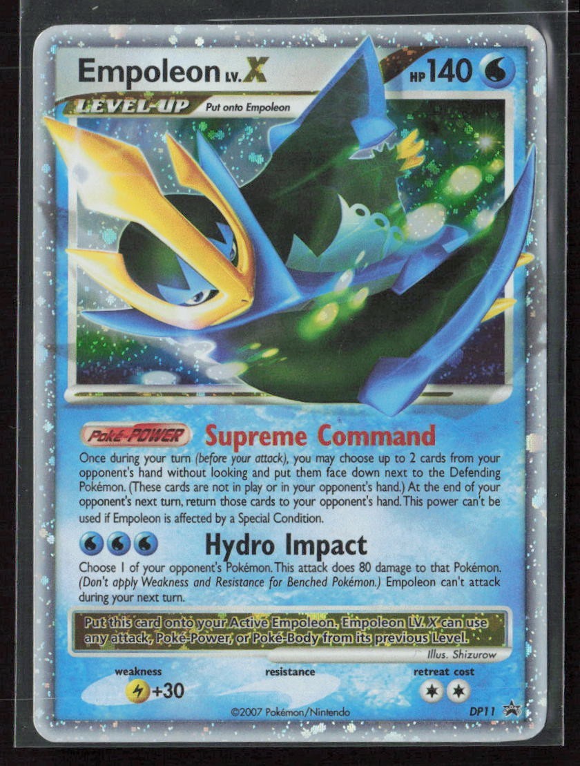 Empoleon LV.X Holo #DP11 Black Star Promo Pokémon 2007  LP