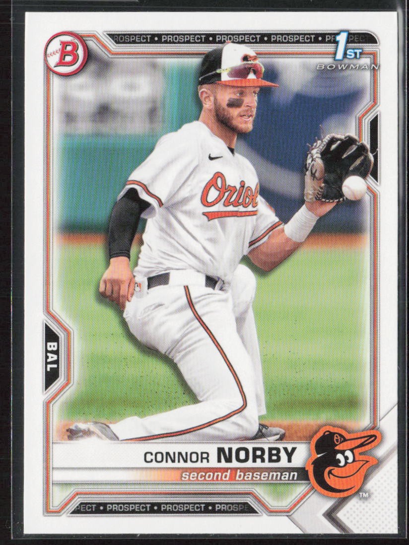 2021 Bowman Draft #BD-50 Connor Norby