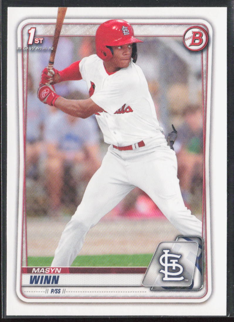 2020 Bowman Draft #BD-59 Masyn Winn