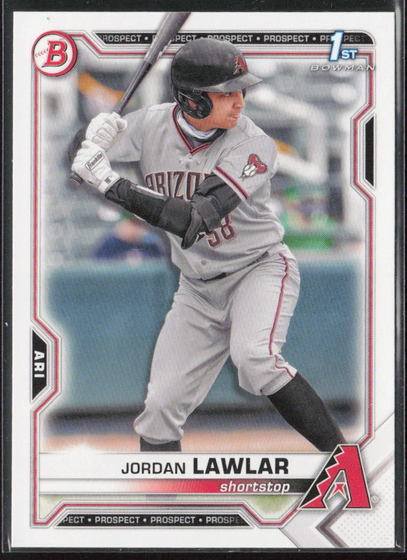 2021 Bowman Draft #BD-194 Jordan Lawlar