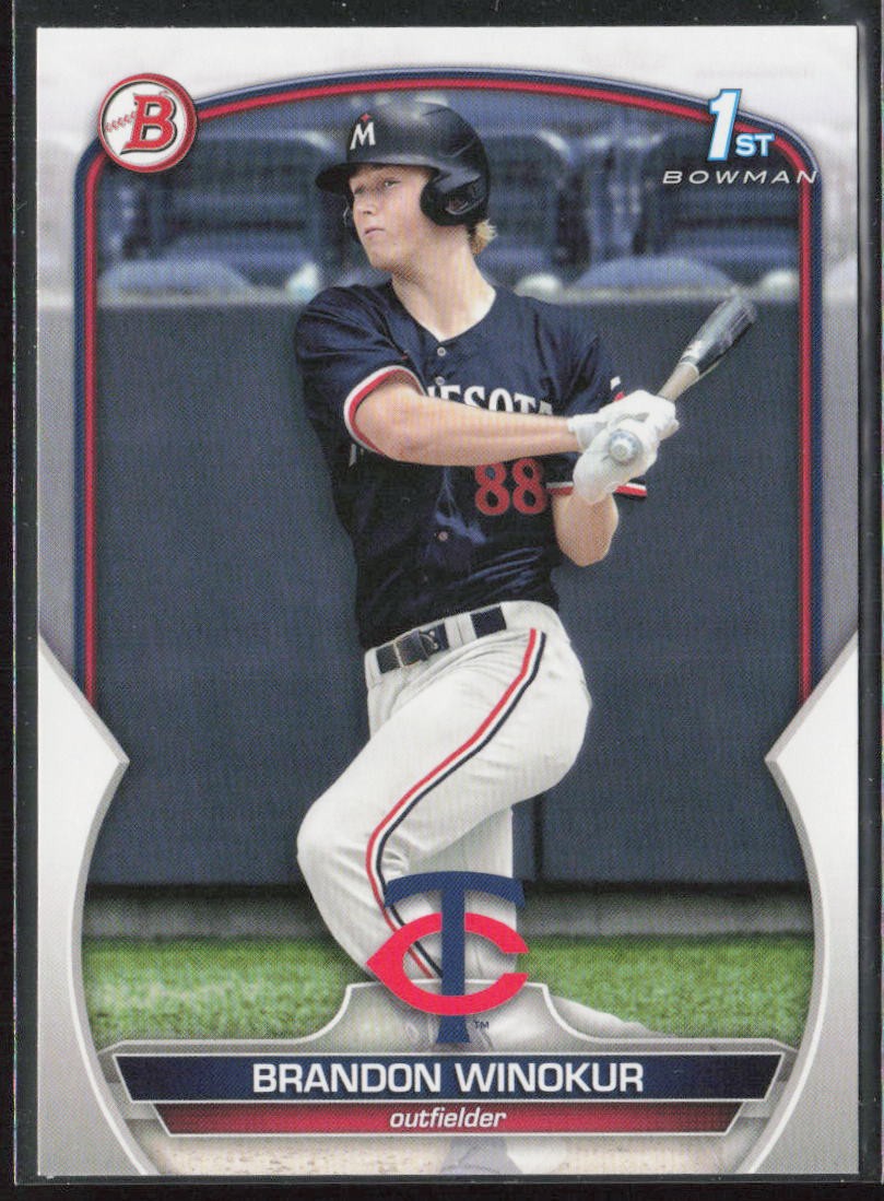 2023 Bowman Draft #BD-69 Brandon Winokur