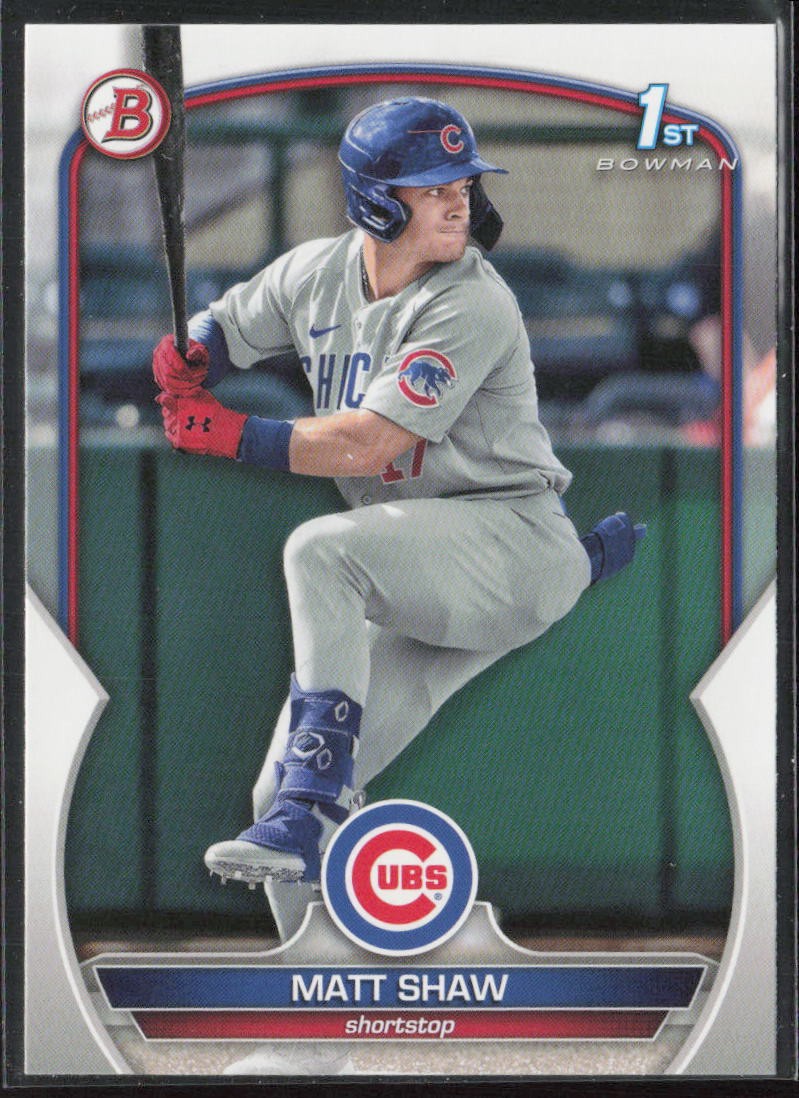 2023 Bowman Draft #BD-33 Matt Shaw