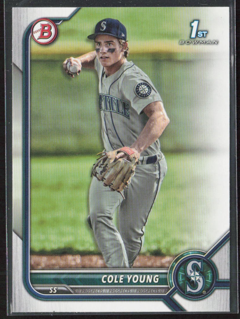 2022 Bowman Draft #BD-112 Cole Young