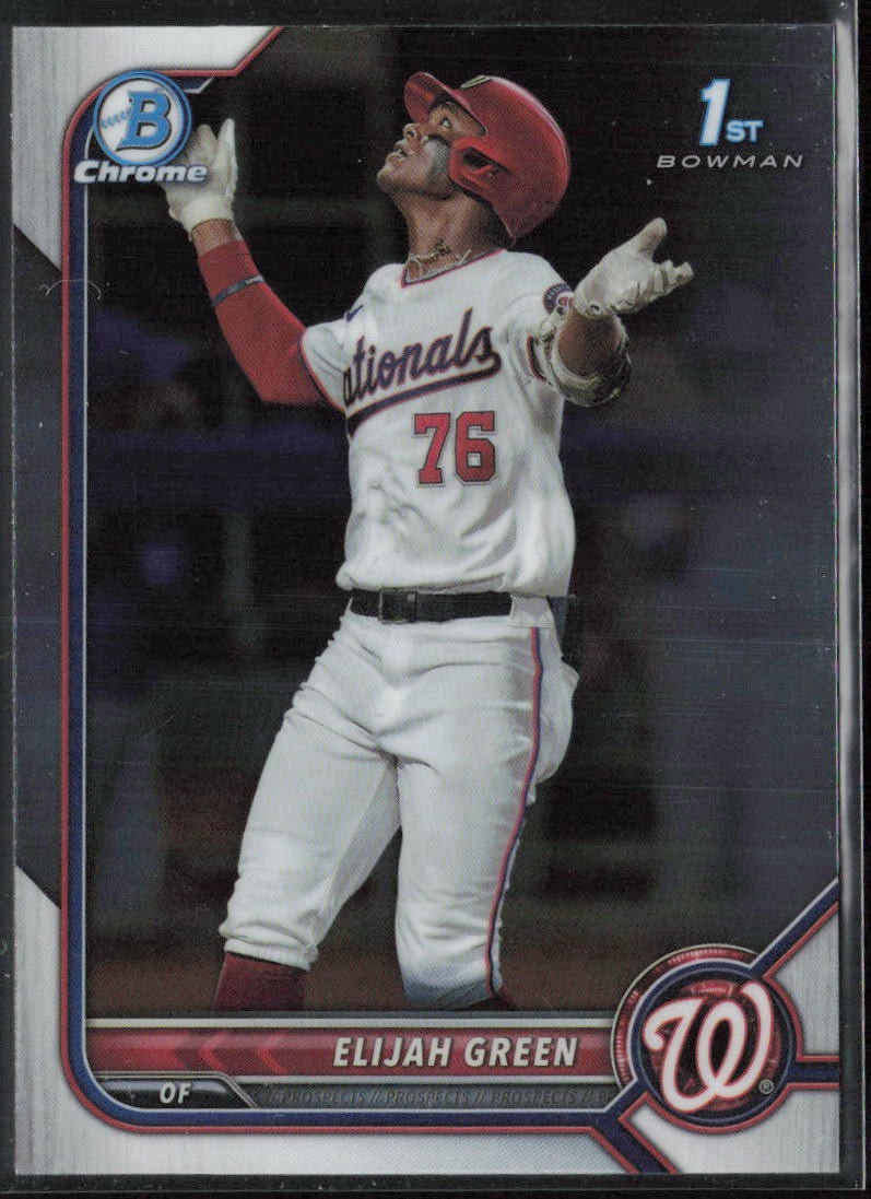 2022 Bowman Chrome #CDA-EG Elijah Green