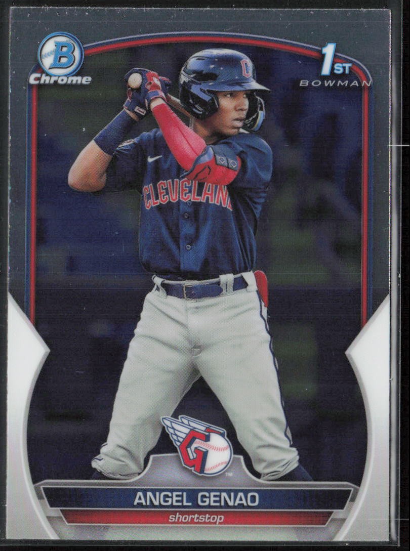 2023 Bowman Chrome #BCP-140 Angel Genao