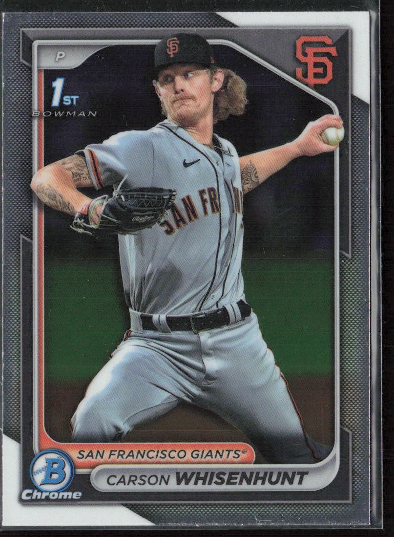 2024 Bowman Chrome #BCP-96 Carson Whisenhunt
