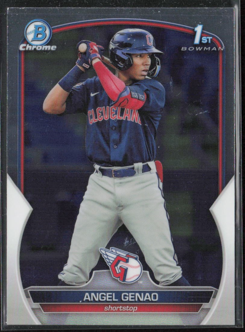2023 Bowman Chrome #BCP-140 Angel Genao