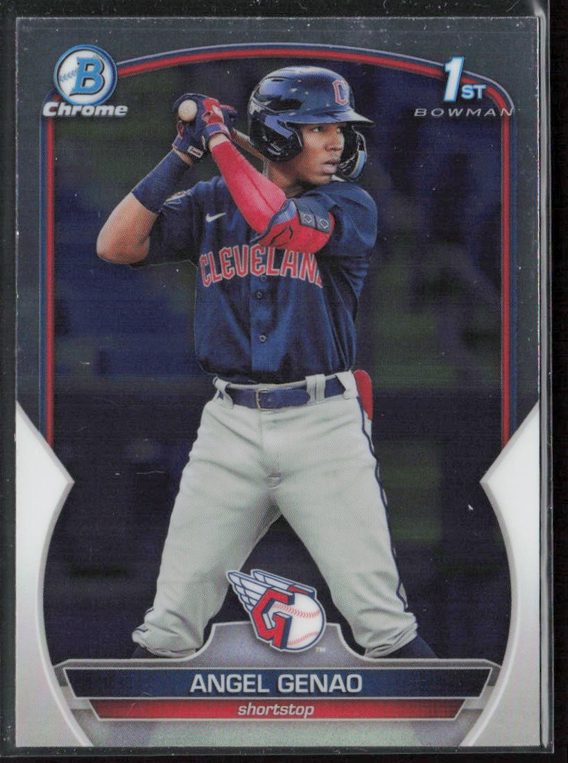 2023 Bowman Chrome #BCP-140 Angel Genao