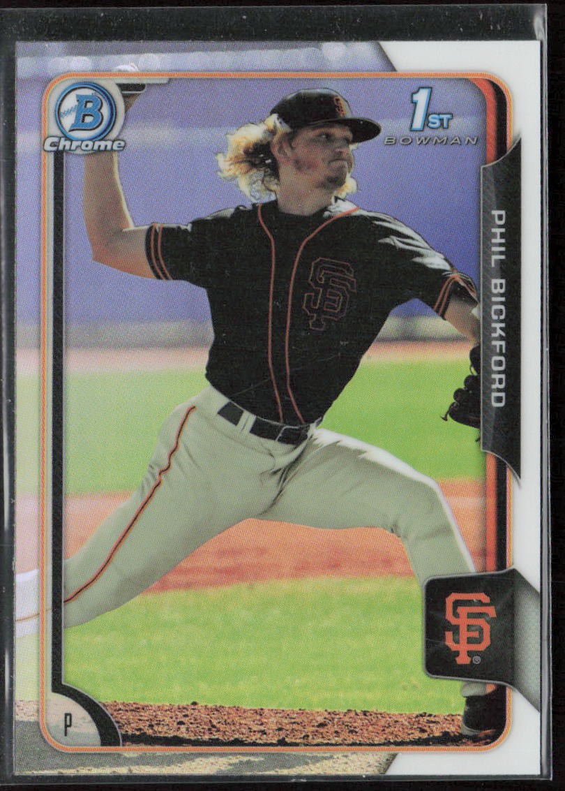 2015 Bowman Chrome #BCA-PB Phil Bickford