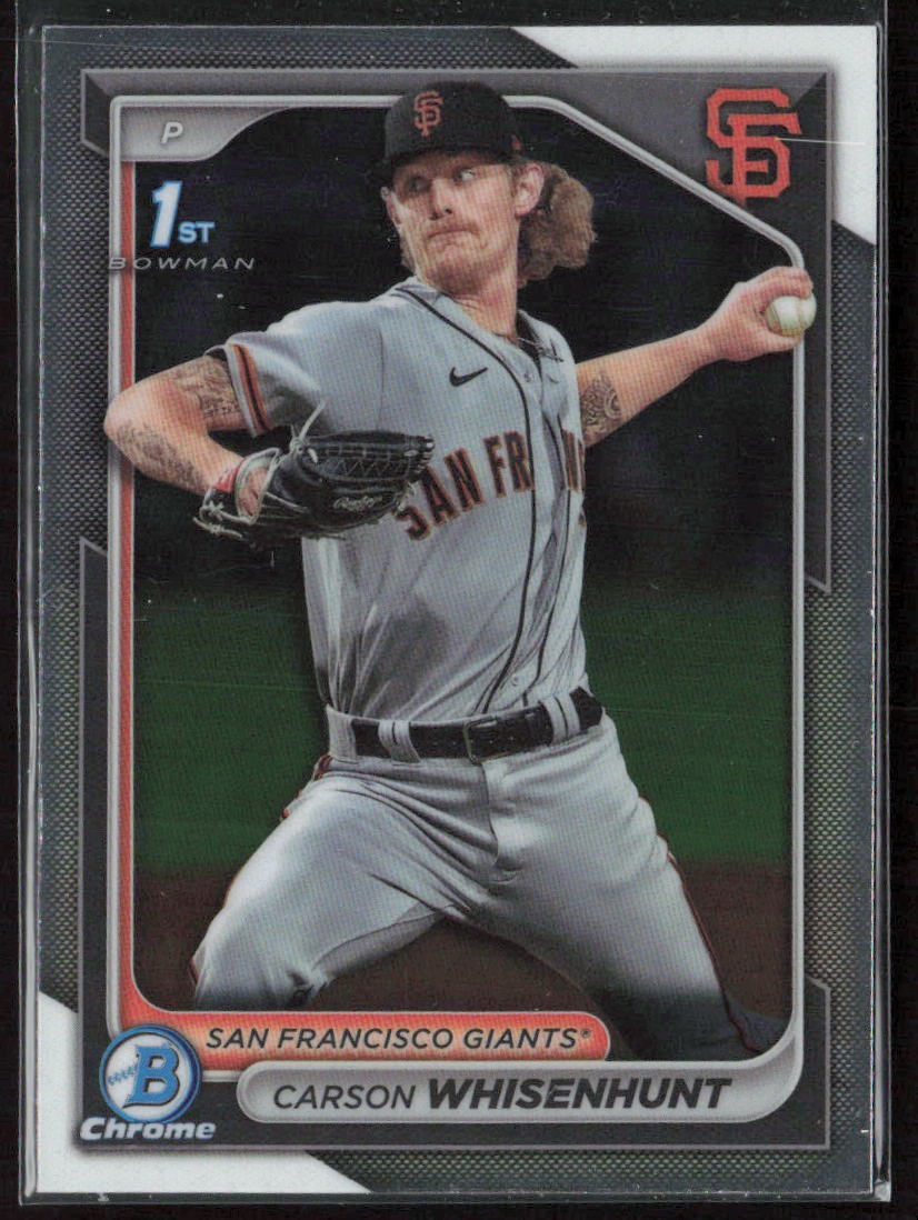 2024 Bowman Chrome #BCP-96 Carson Whisenhunt