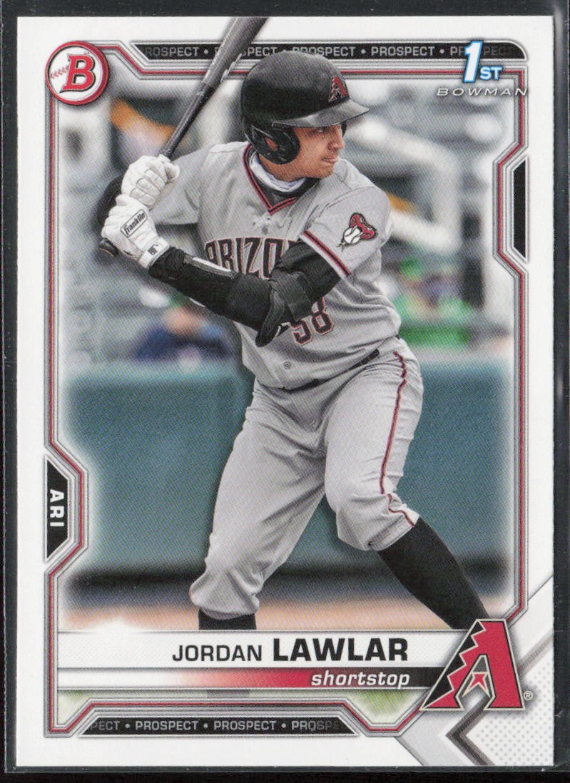 2021 Bowman Draft #BD-194 Jordan Lawlar
