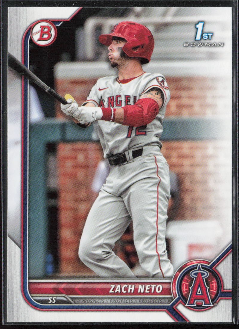 2022 Bowman Draft #BD-18 Zach Neto