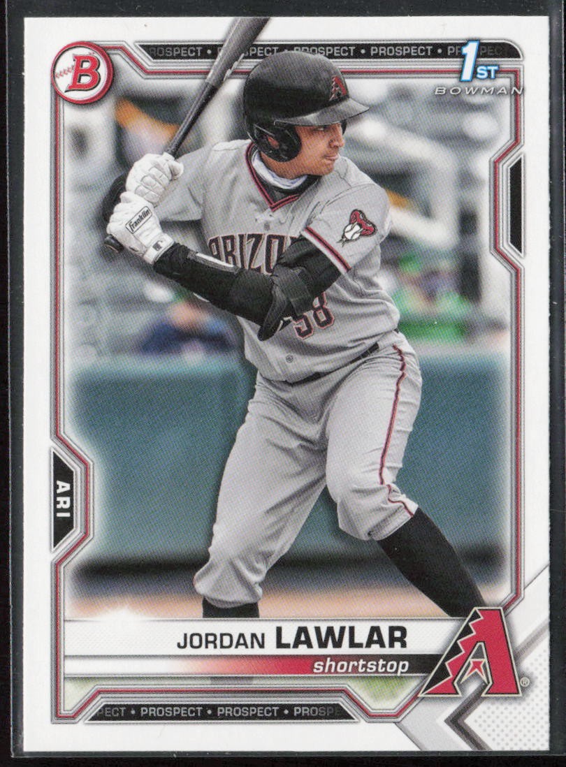 2021 Bowman Draft #BD-194 Jordan Lawlar