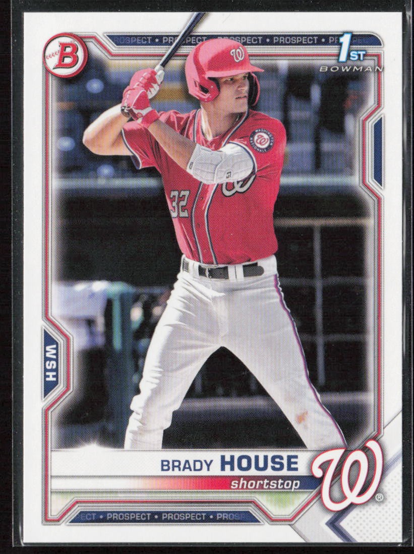 2021 Bowman Draft #BD-186 Brady House