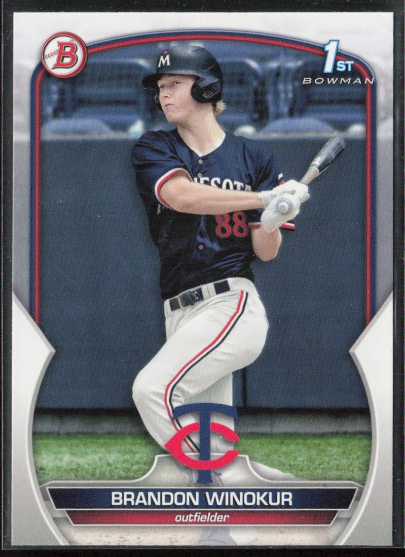 2023 Bowman Draft #BD-69 Brandon Winokur