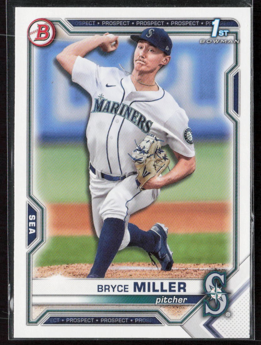 2021 Bowman Draft #BD-64 Bryce Miller
