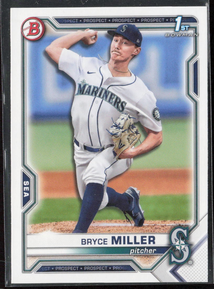 2021 Bowman Draft #BD-64 Bryce Miller