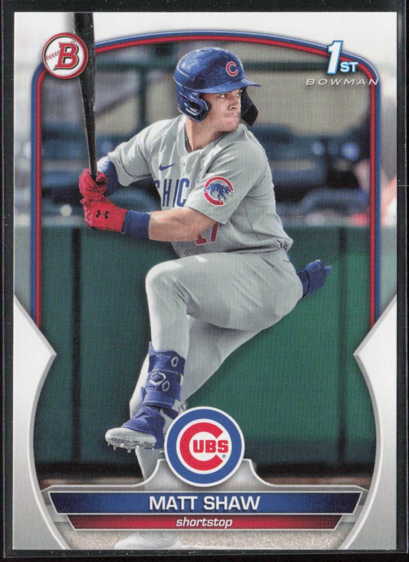 2023 Bowman Draft #BD-33 Matt Shaw