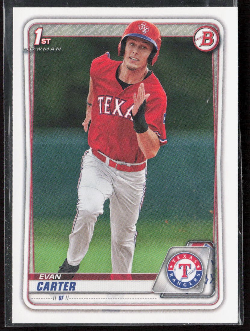 2020 Bowman Draft #BD-126 Evan Carter