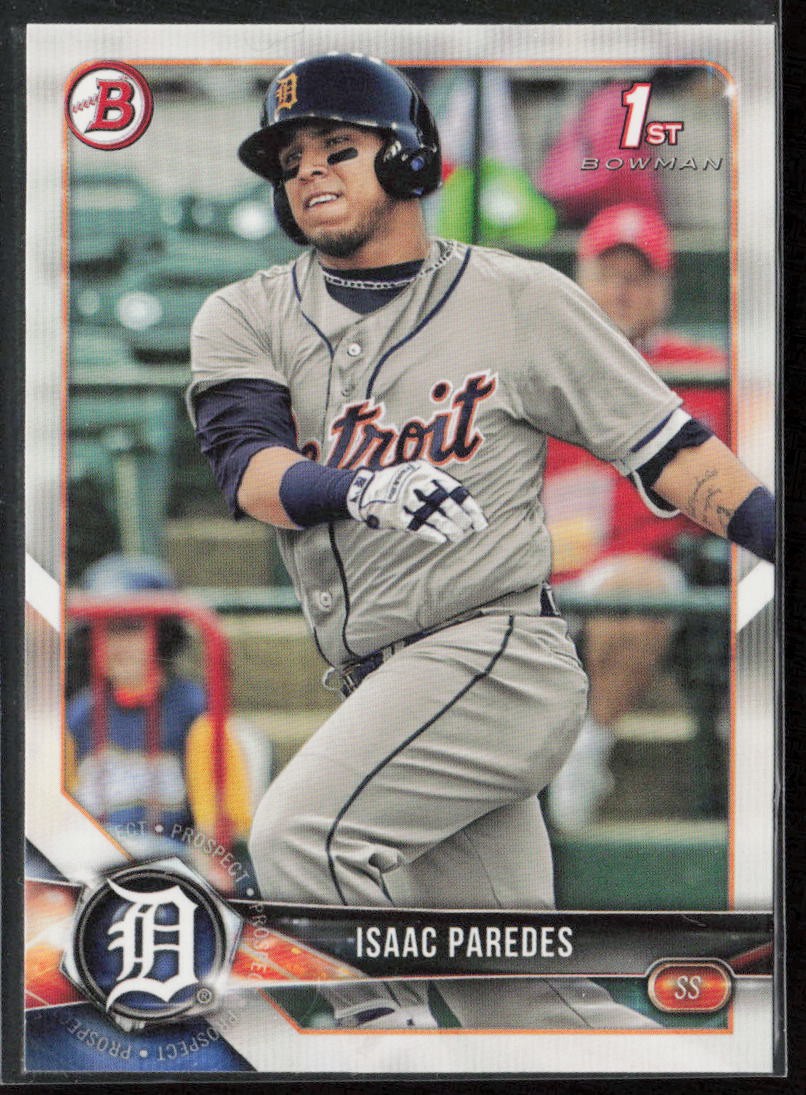 2018 Bowman #BP76 Isaac Paredes