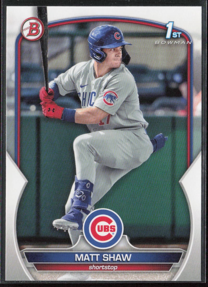 2023 Bowman Draft #BD-33 Matt Shaw