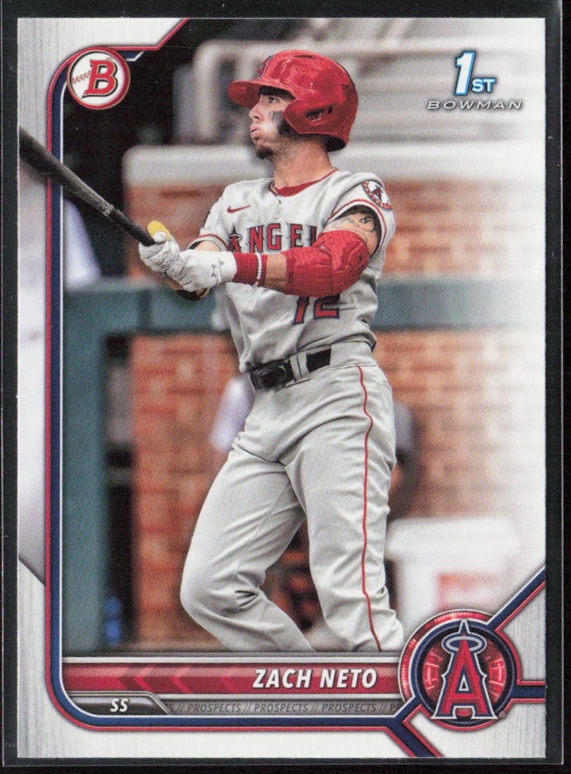 2022 Bowman Draft #BD-18 Zach Neto