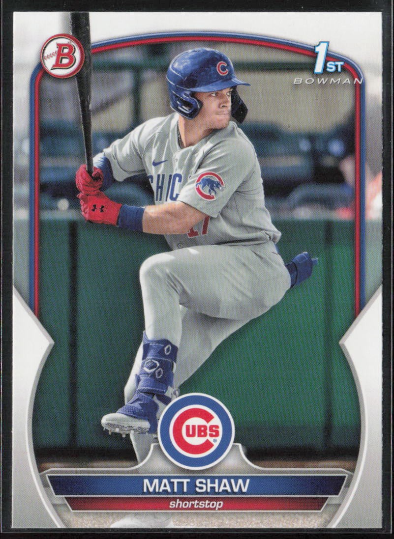 2023 Bowman Draft #BD-33 Matt Shaw