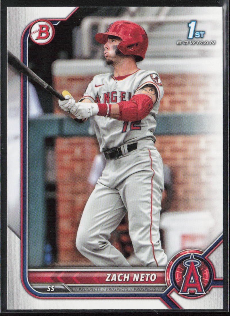 2022 Bowman Draft #BD-18 Zach Neto