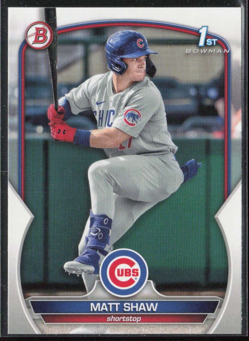 2023 Bowman Draft #BD-33 Matt Shaw