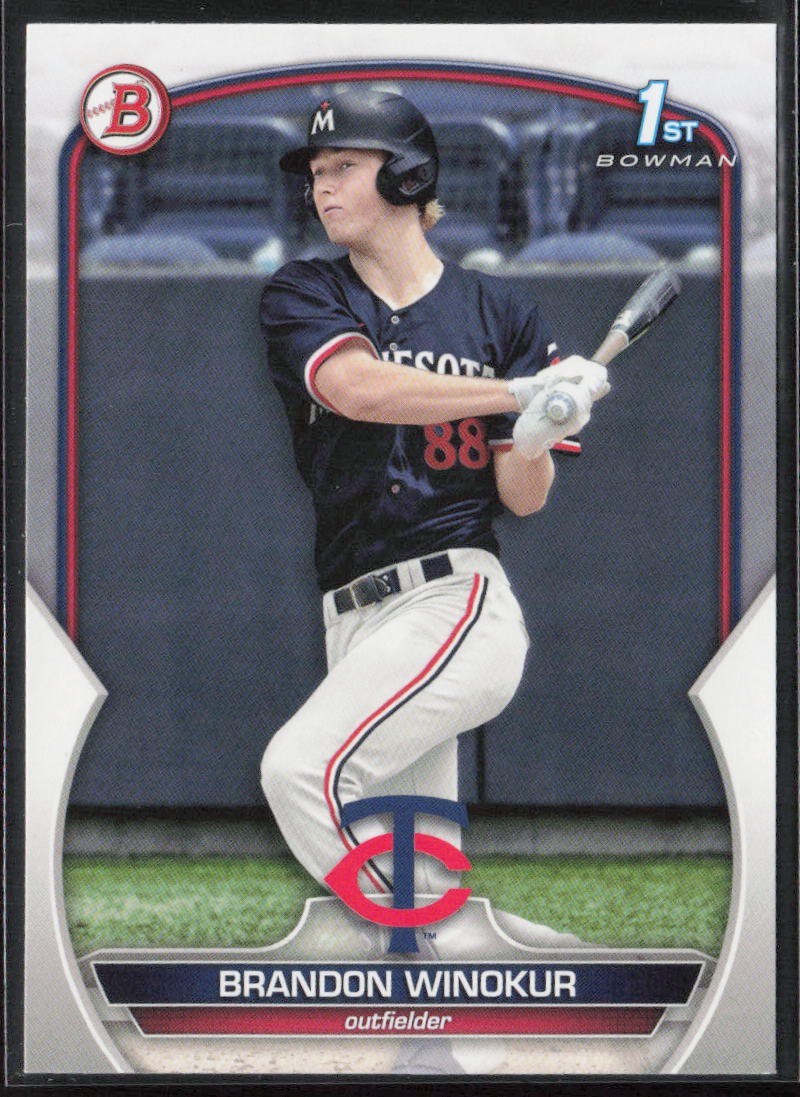 2023 Bowman Draft #BD-69 Brandon Winokur