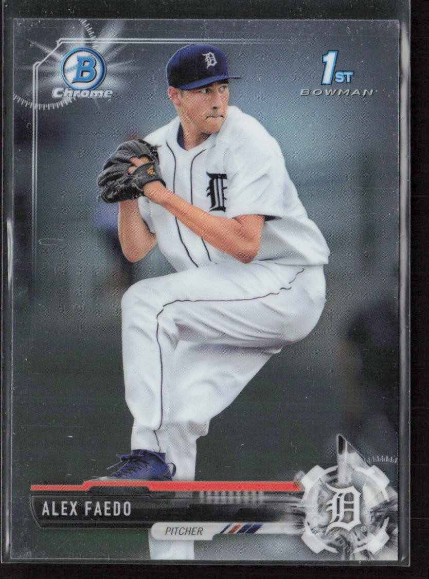2017 Bowman Chrome #CDA-AF Alex Faedo