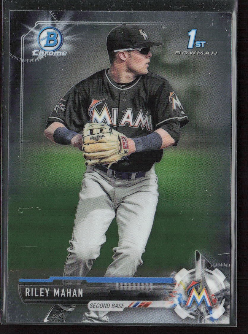 2017 Bowman Chrome #CDA-RM Riley Mahan