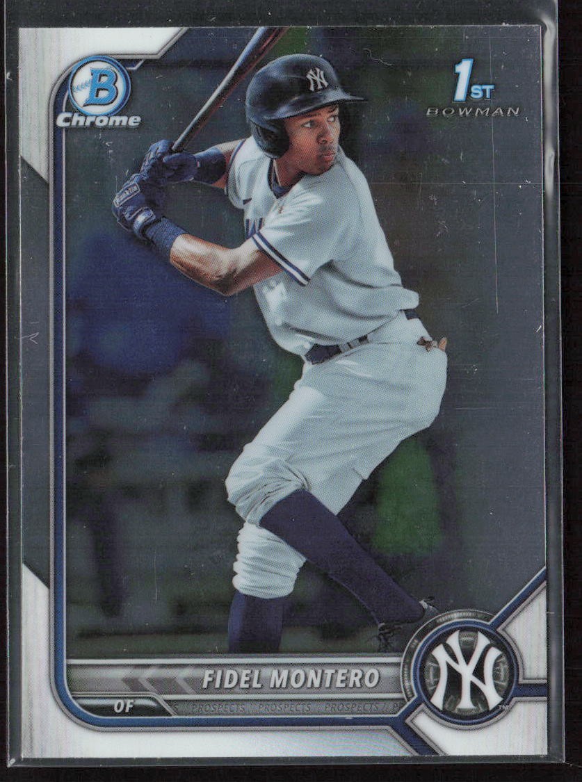 2022 Bowman Chrome #BCP-74 Fidel Montero