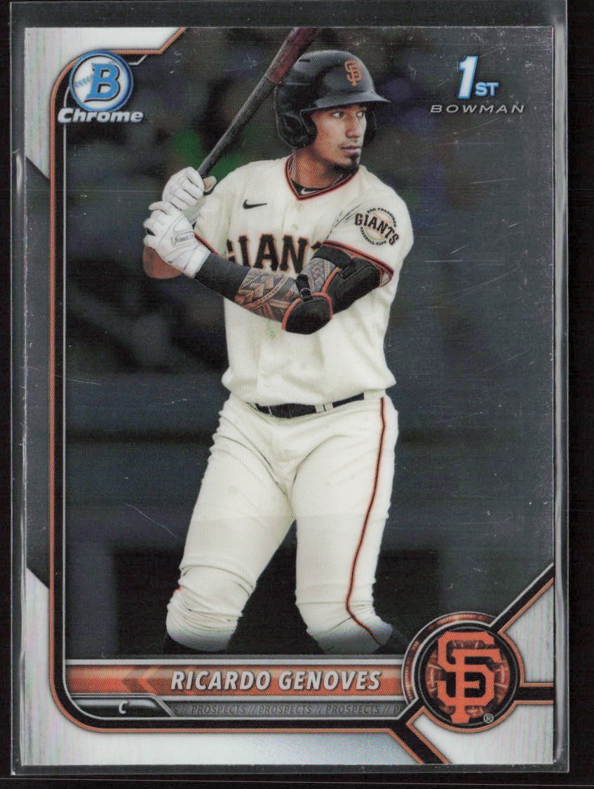 2022 Bowman Chrome #BCP-60 Ricardo Genoves