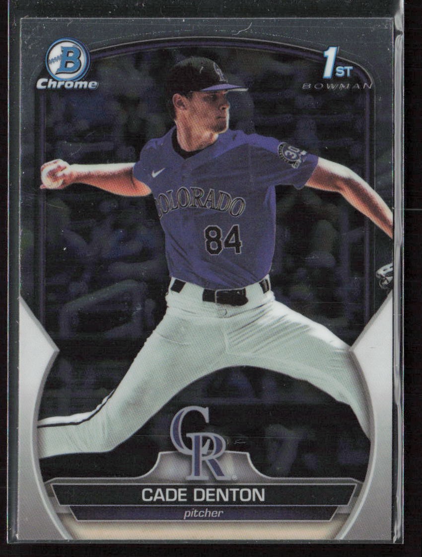 2023 Bowman Chrome #BDC-22 Cade Denton
